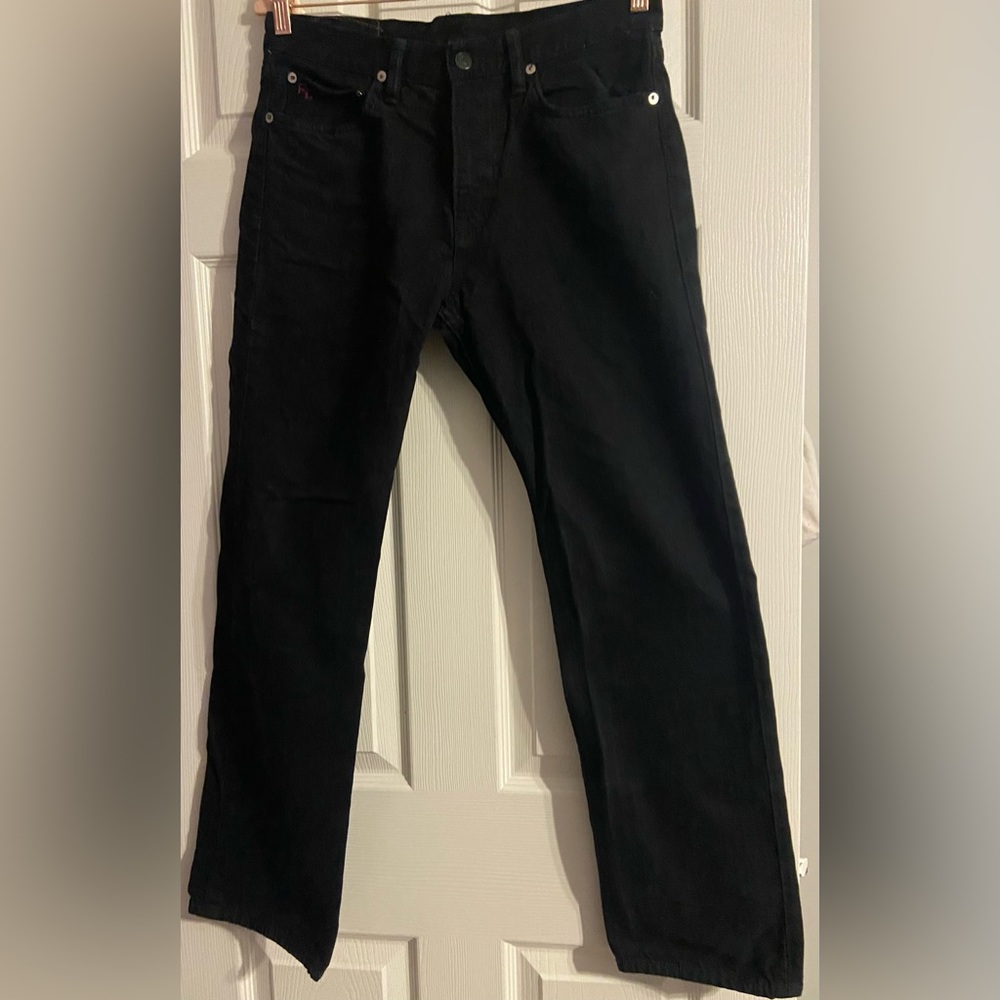Women's Polo Ralph Lauren jeans / black/ size 12 / 30W x 30L